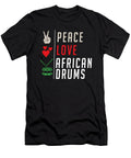 Peace Love African Drums Instrument Tenshirt T-Shirt