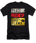 Peace Love Bau Flama Music Instrument Tenshirt T-Shirt