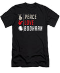 Peace Love Bodhran Drum Irish Instrument Tenshirt T-Shirt