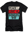 Peace Love Bongos Musical Instrument Tenshirt T-Shirt