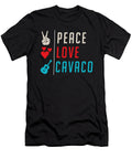 Peace Love Cavaco Guitar Instrument Tenshirt T-Shirt