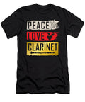 Peace Love Clarinet Music Instrument Tenshirt T-Shirt