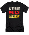 Peace Love Congas Instrument Conga Drum Tenshirt T-Shirt