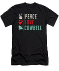 Peace Love Cowbell Country Music Horse Tenshirt T-Shirt