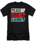 Peace Love Djembe Music Instrument Tenshirt T-Shirt