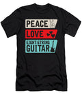Peace Love Eight String Guitar Music Tenshirt T-Shirt