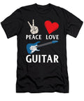 Peace Love Guitar Guitarist Guitar Lover Tenshirt T-Shirt