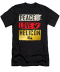 Peace Love Helicon Music Instrument Tenshirt T-Shirt