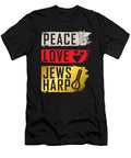 Peace Love Jews Harp Music Instrument Tenshirt T-Shirt
