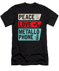 Peace Love Metallo Phone Players Tenshirt T-Shirt