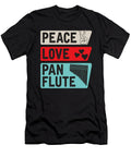 Peace Love Pan Flute Music Instrument Tenshirt T-Shirt