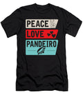 Peace Love Pandeiro Drum Tenshirt T-Shirt