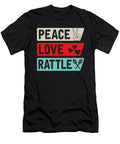 Peace Love Rattle Musical Instrument Tenshirt T-Shirt