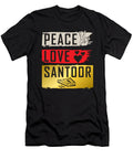 Peace Love Santoor Musical Instrument Tenshirt T-Shirt