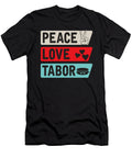 Peace Love Tabor Funny Tabor Instrument Tenshirt T-Shirt