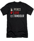 Peace Love Tambour Drummer Tambour Music Tenshirt T-Shirt