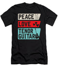 Peace Love Tenor Guitar Music Instrument Tenshirt T-Shirt