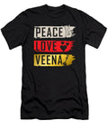 Peace Love Veena Instrument Veena Player Tenshirt T-Shirt