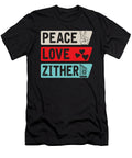 Peace Love Zither Music Instrument Tenshirt T-Shirt