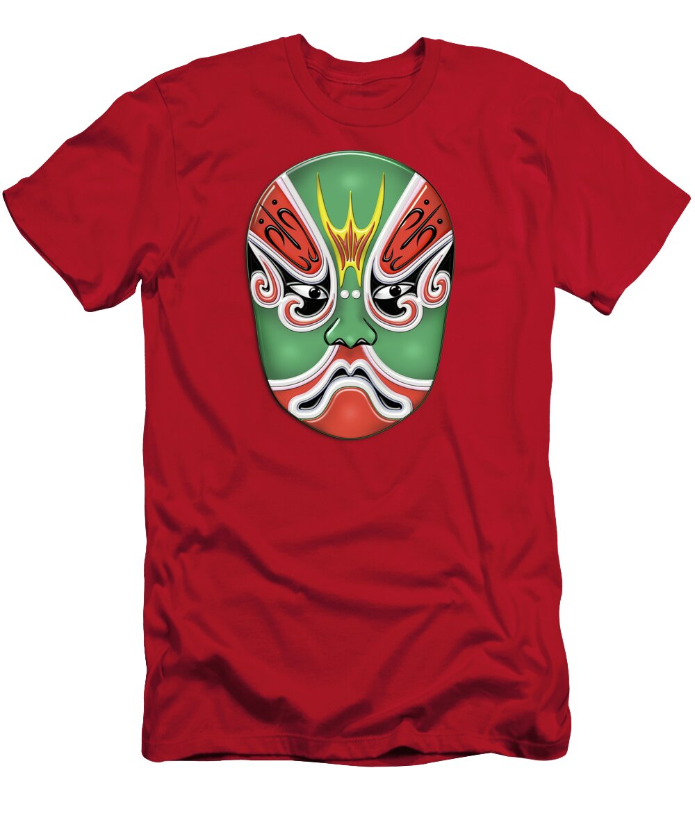 Peking Opera Face Paint Masks Zheng Lun Serge Averbukh T-Shirt