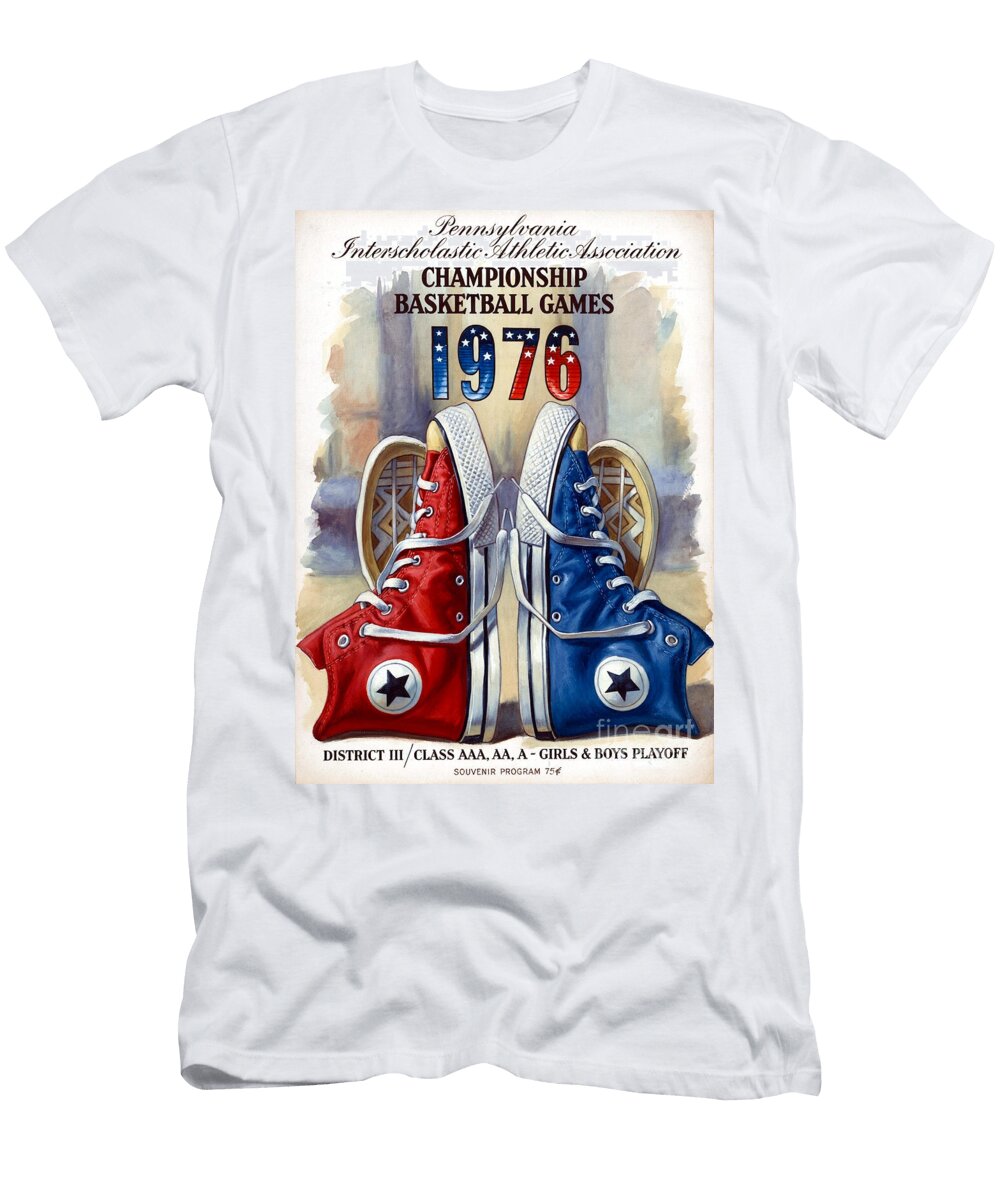 Pennsylvania High School Championship Basketball Program 1976 Redux 501 Robert Williams T-Shirt