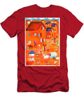 People in Traditional Village Scene Ikon Ikon Images T-Shirt