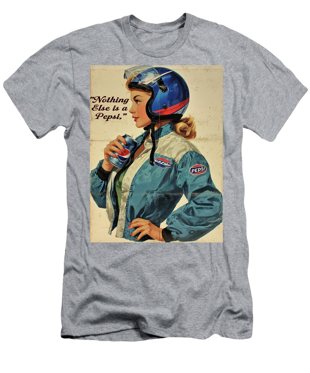 Pepsi Advertisement with Female Racer Kevin Walker and Pixel Reverie T-Shirt