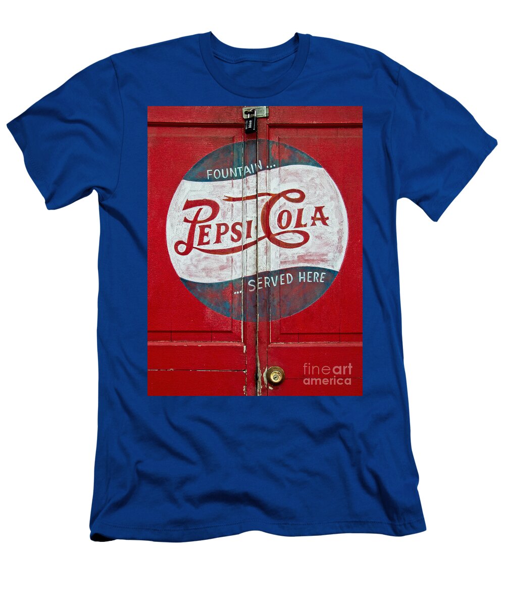 Pepsi Cola Painted Sign Ella Kaye Dickey T-Shirt