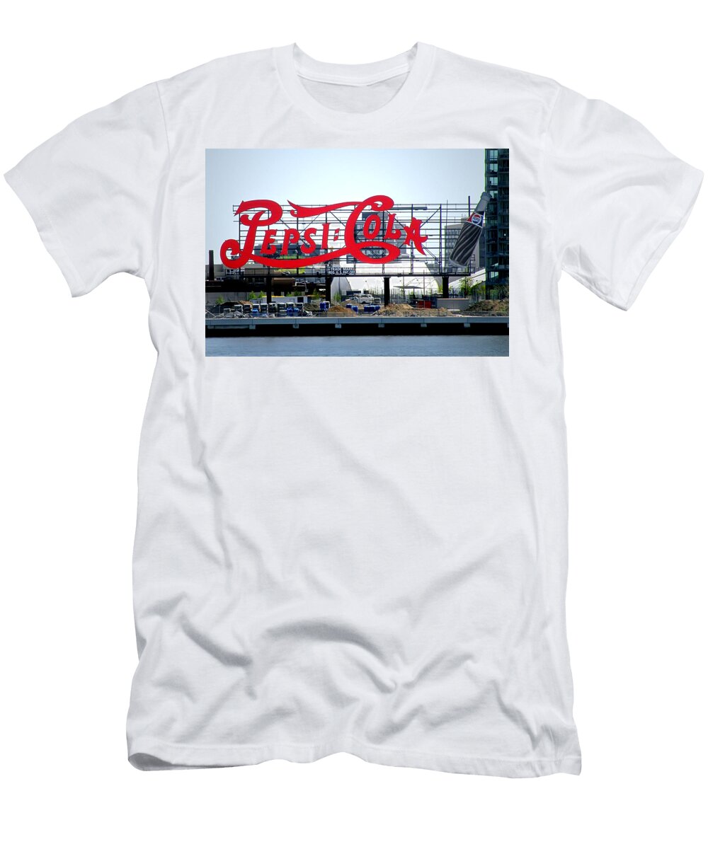 Pepsi Cola Sign 2 Nina Bradica T-Shirt