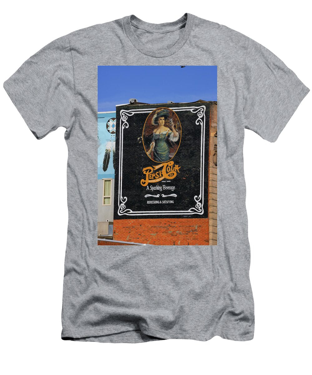 Pepsi Cola Sign on a Building in Toppenish Washington Jeff Swan T-Shirt