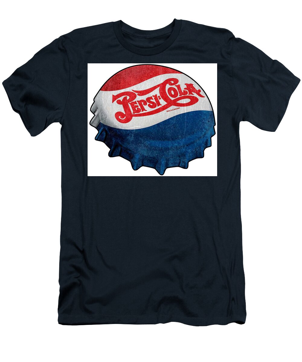 Pepsi Cola Soda Pop Soft Drink Bottle Cap Shaped Sign Mgs252 Cody Cookston T-Shirt