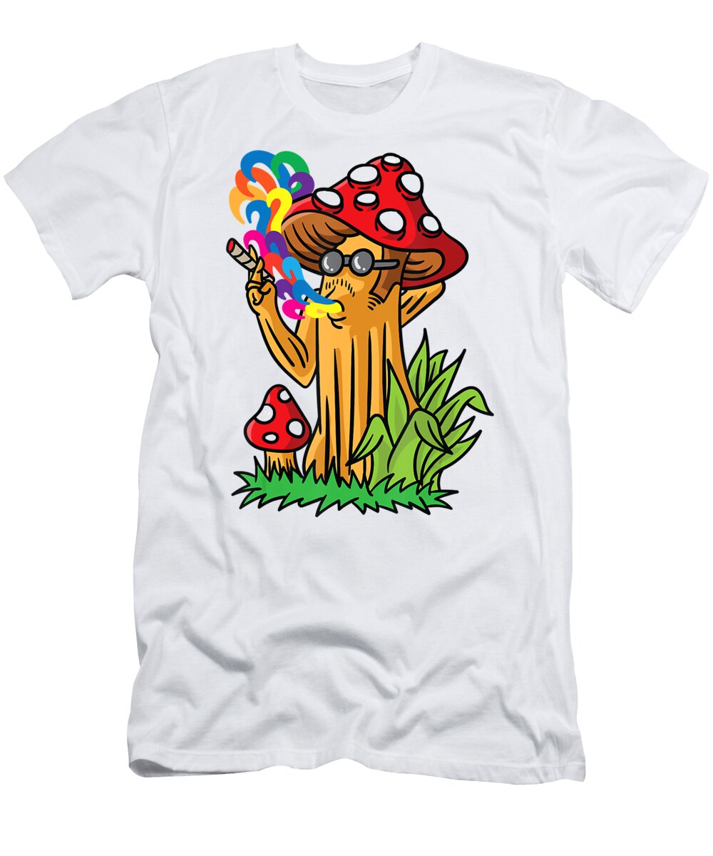 Photographic Psychonauts Mushrooms Shrooms Psilocybin Fungi Douxie Grimo T-Shirt