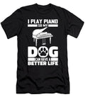 Pianist Dog Music Musician Piano Crazy Squirrel T-Shirt