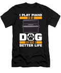 Pianist Dog Musician Music Piano Crazy Squirrel T-Shirt