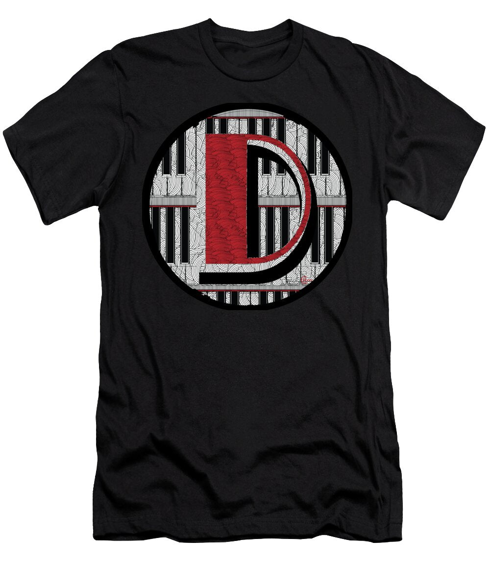 Piano Deco Monogram D Cecely Bloom T-Shirt