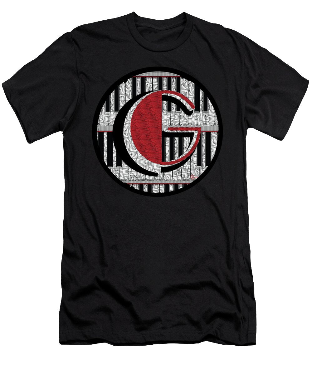 Piano Deco Monogram G Cecely Bloom T-Shirt
