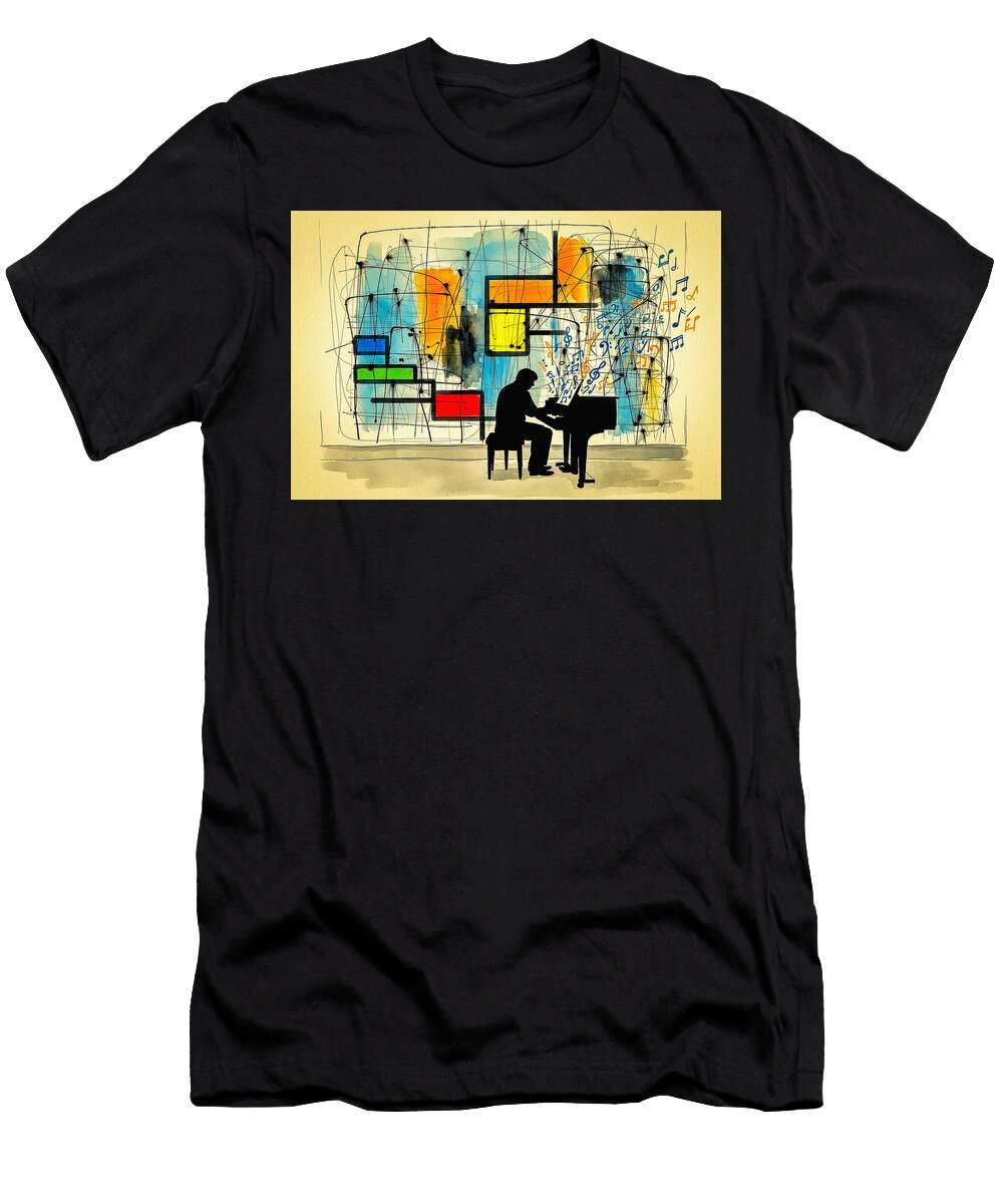 Piano Man V1 Sa Koontz T-Shirt