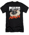 Piano Ninja Pianist Piano Player Musician Music Gift Thomas Larch T-Shirt