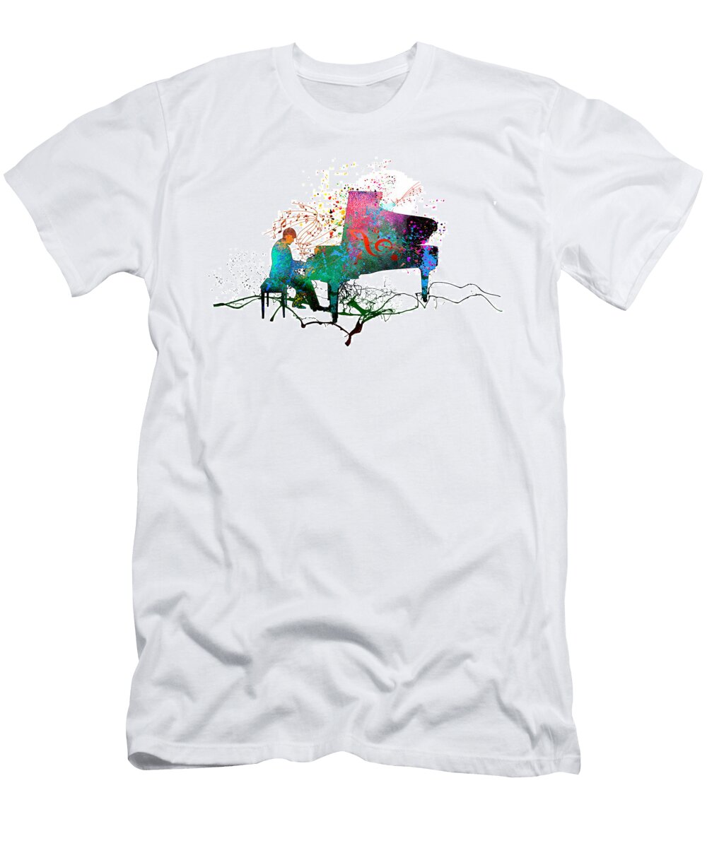 Piano Passion 01 Miki De Goodaboom T-Shirt