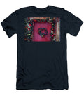 Pine Garland for Christmas Hanging on Red Elena Saulich T-Shirt