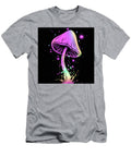 Pink Trippy Mushrooms Colorful Funky 60s Psychedelic Style Stellart Studio T-Shirt