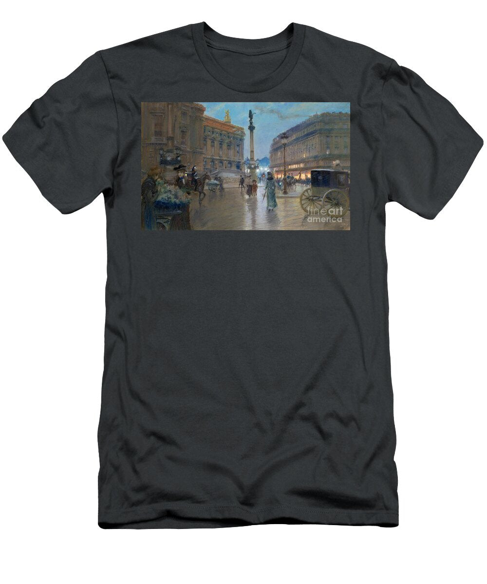Place De L Opera in Paris Georges Stein T-Shirt