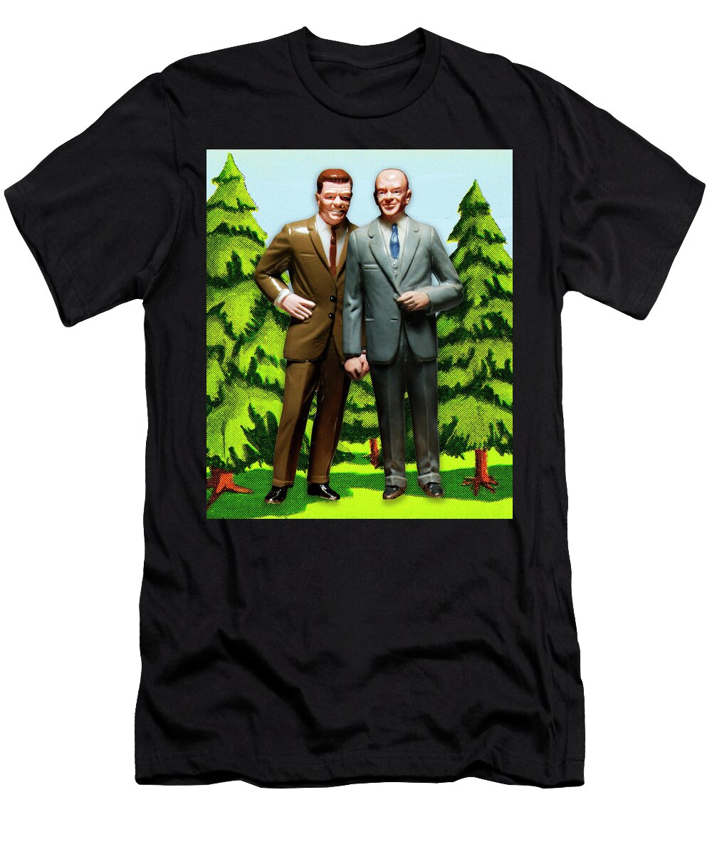 Plastic Male Figurines Csa Images T-Shirt