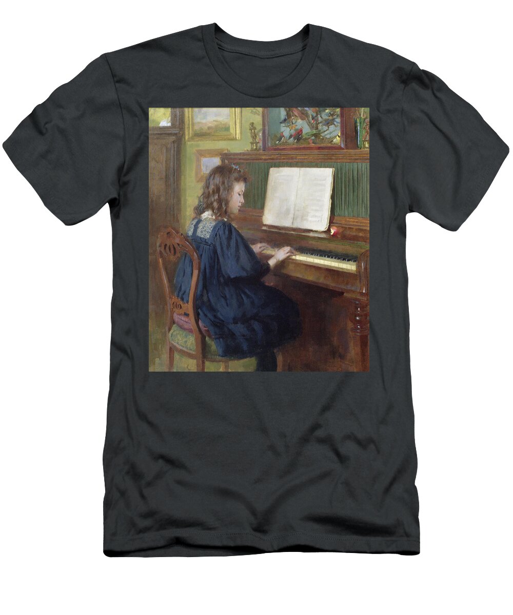 Playing the Piano Ernest Higgins Rigg T-Shirt