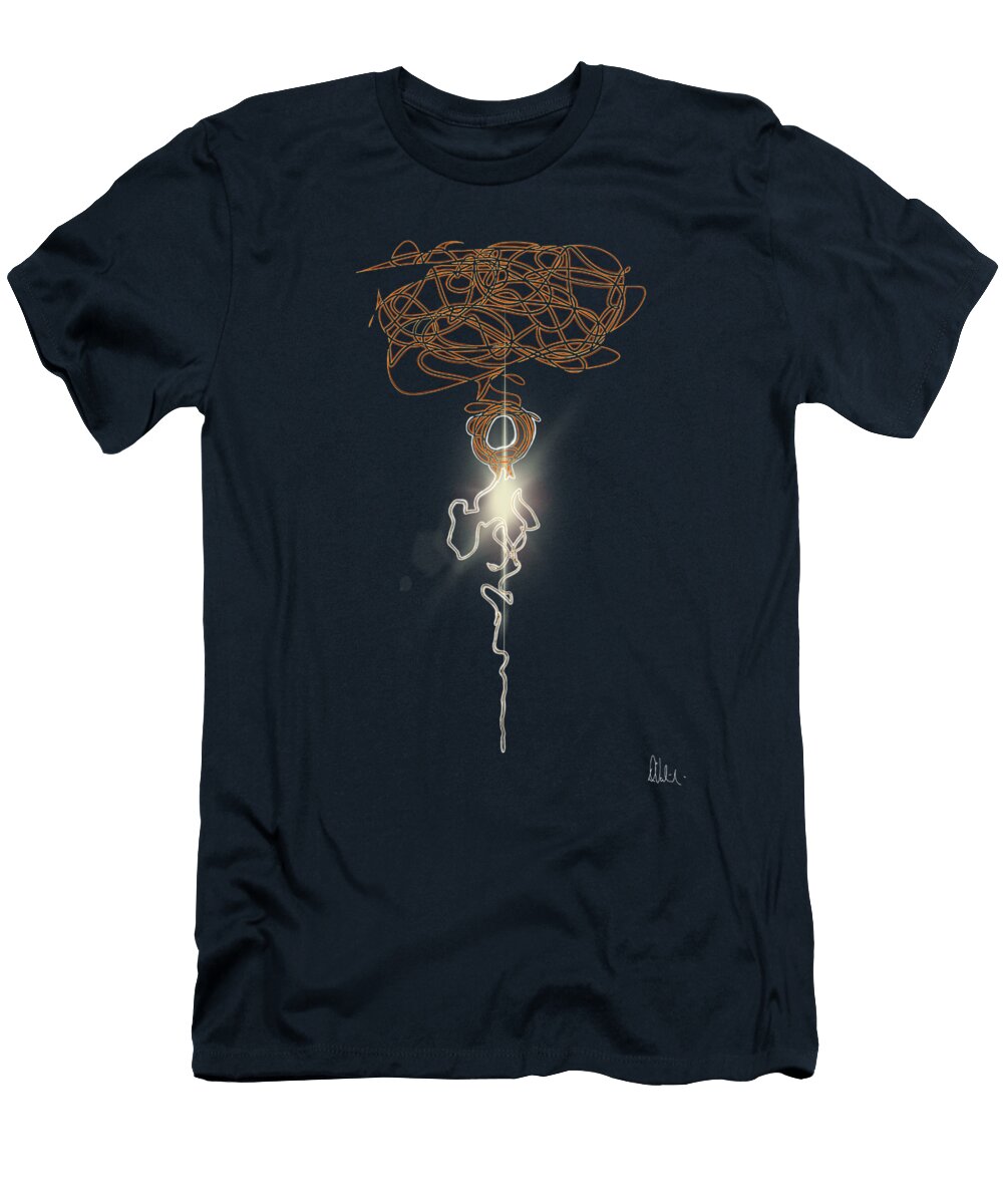 Plugging in Daina Valiulis T-Shirt