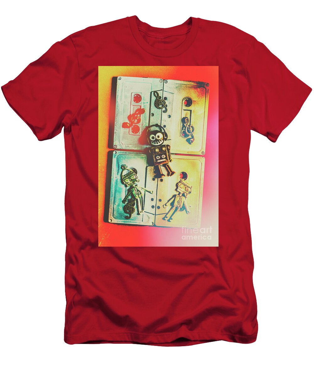 Pop Art Music Robot Jorgo Photography Wall Art Gallery T-Shirt