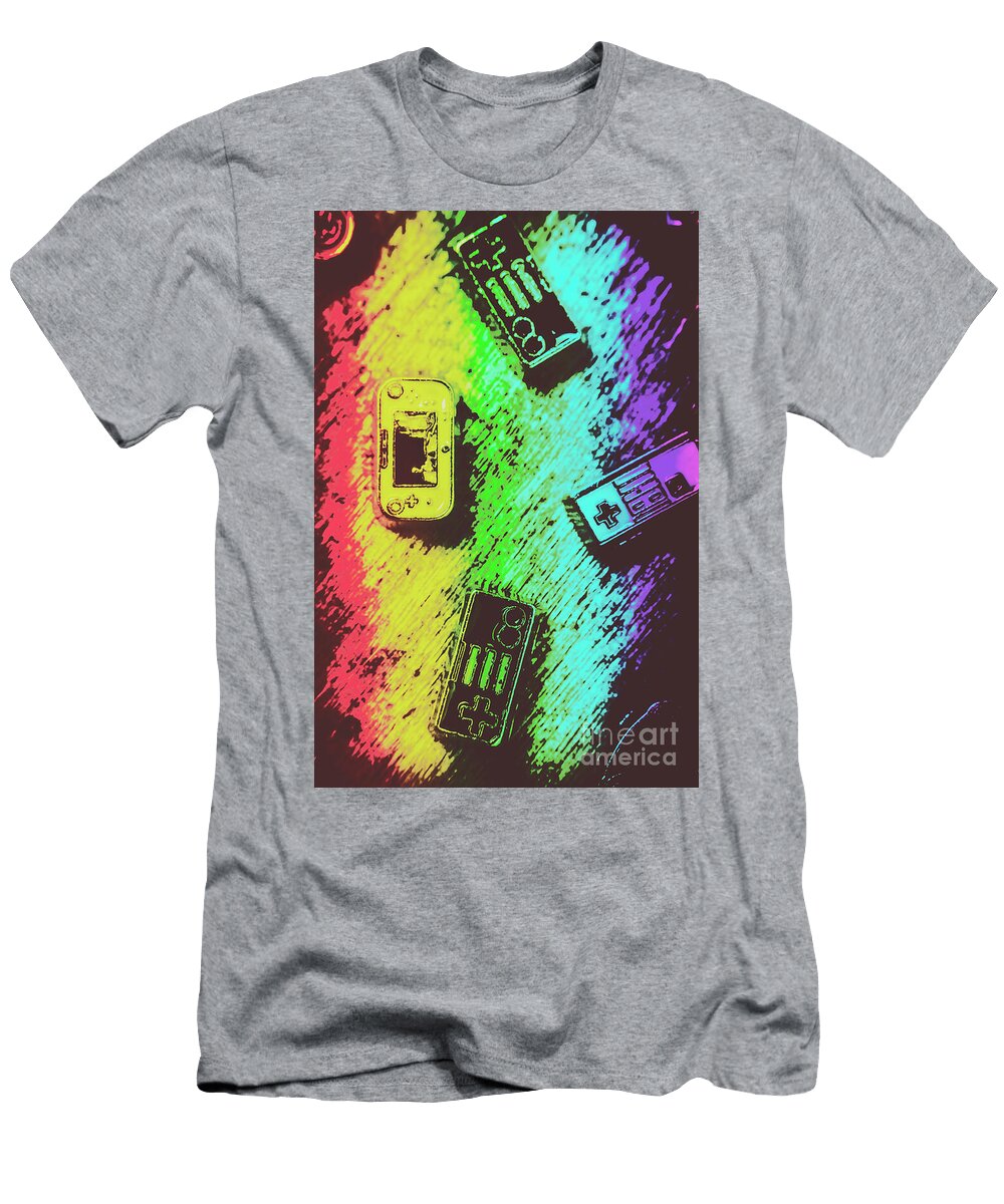 Pop Art Video Games Jorgo Photography Wall Art Gallery T-Shirt