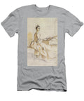 Portrait of a Lady At a Drawing Table Detail Paul Sandby T-Shirt