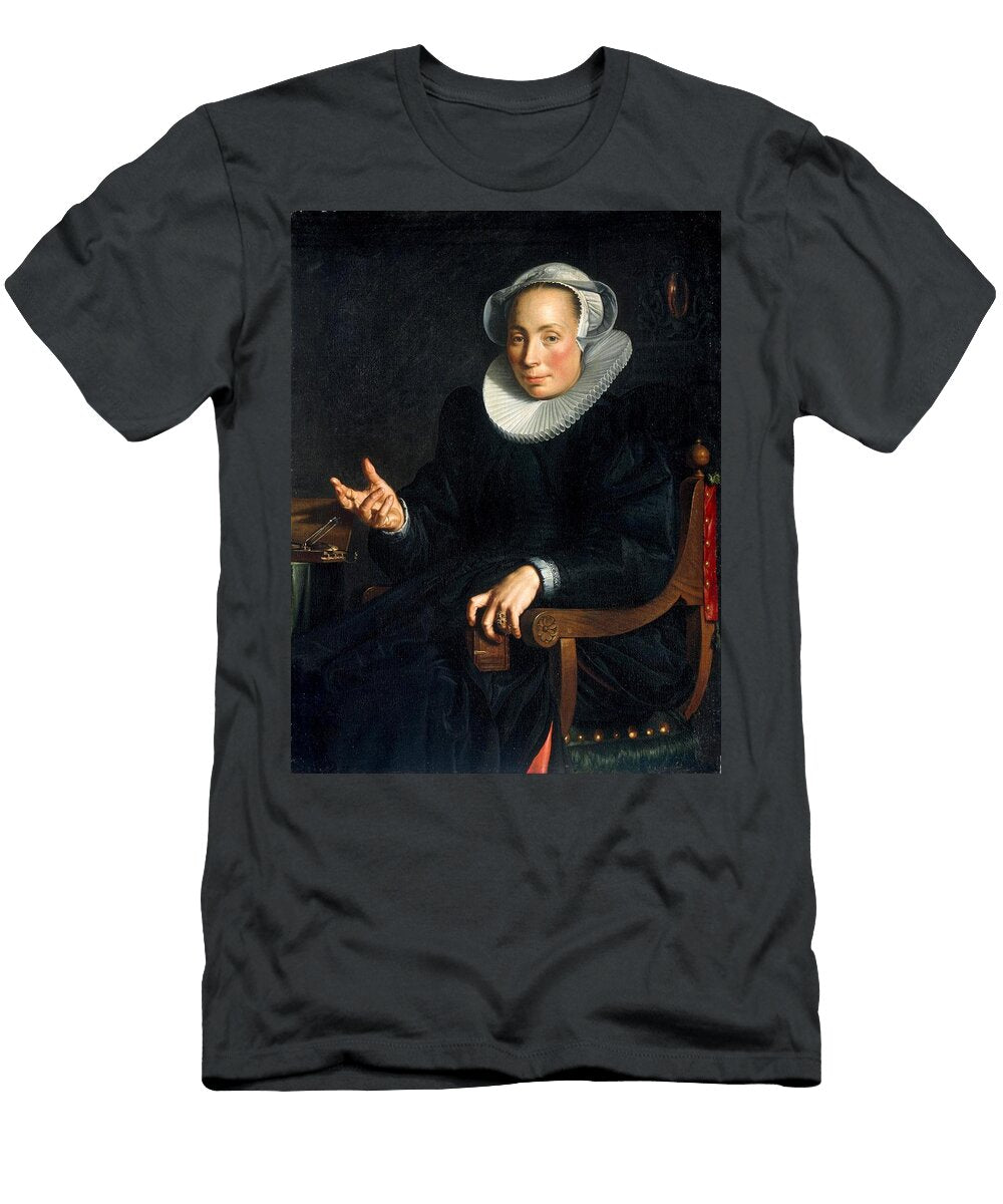 Portrait of Christina Wtewael Van Halen Art Joachim Wtewael Dutch T-Shirt