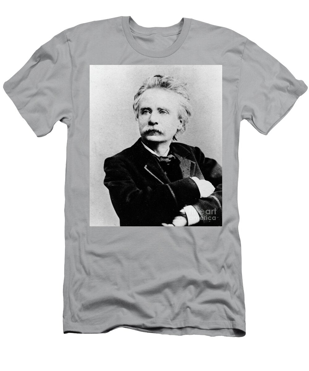 Portrait of Edvard Hagerup Grieg 1870 Reutlinger Studio T-Shirt